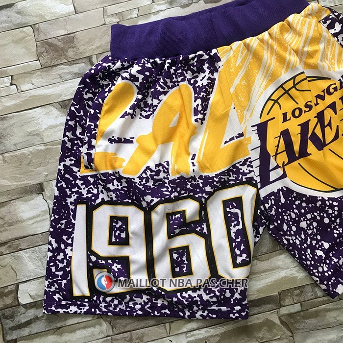 Short Los Angeles Lakers Mitchell & Ness 1960 Volet